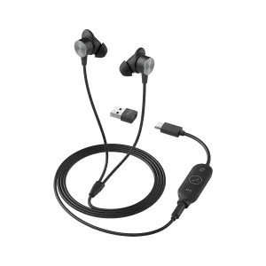 Auriculares Logitech Zone Wired con Noise Cancelling Grafito