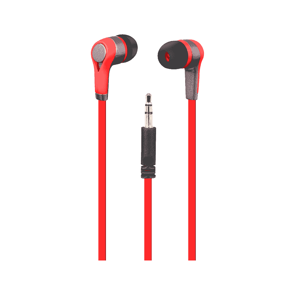 Audífono Unno Tekno HS7003RD RockBuds 3.5mm