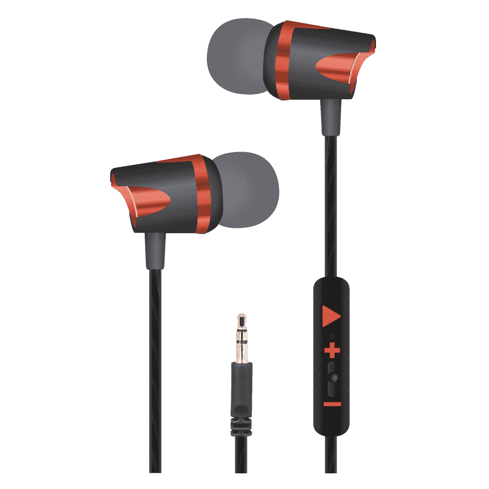 Audífono Unno Tekno HS7009RD Soulbuds 3.5mm