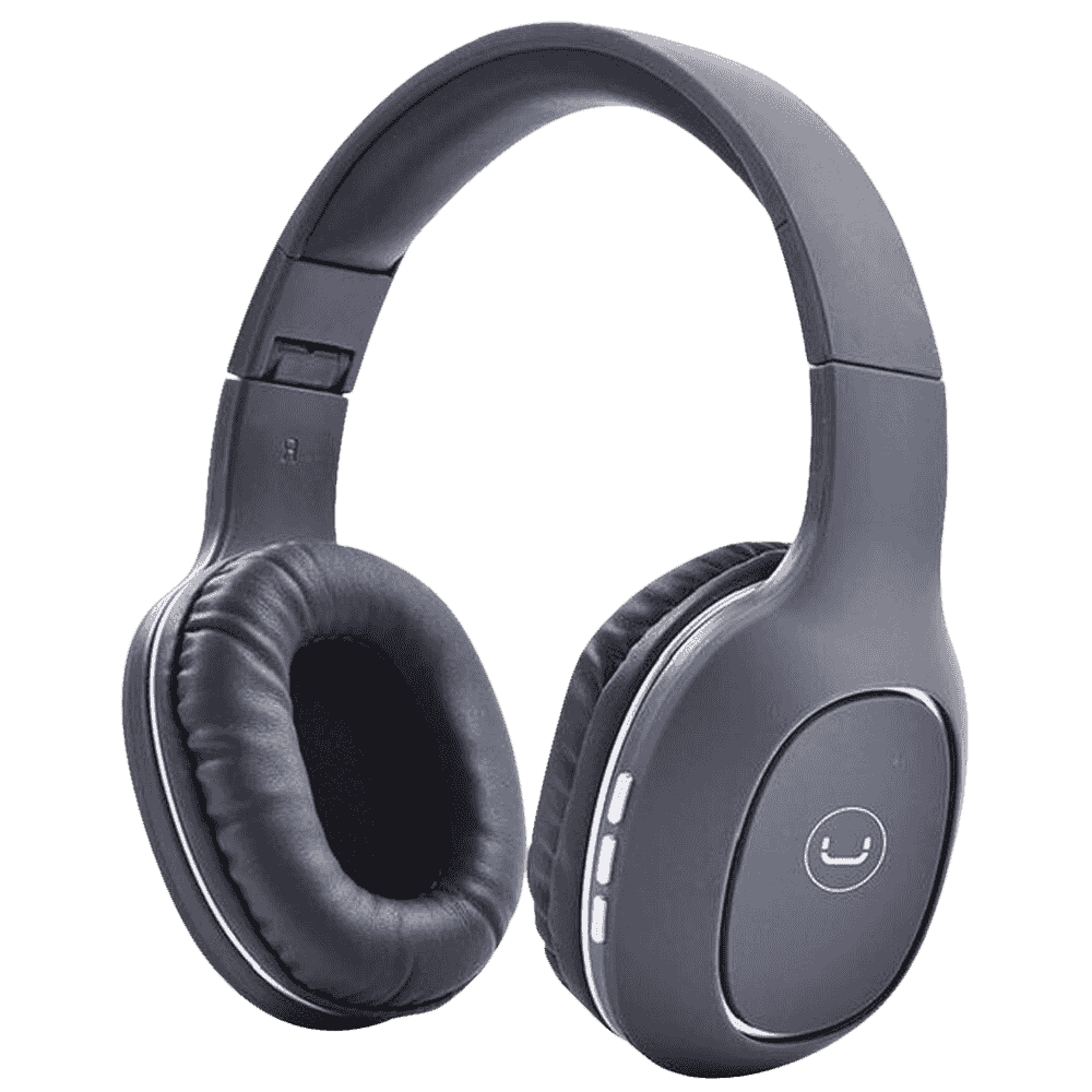 Headset Unno Tekno HS7408GY Ovala Inalámbrico MicroSD
