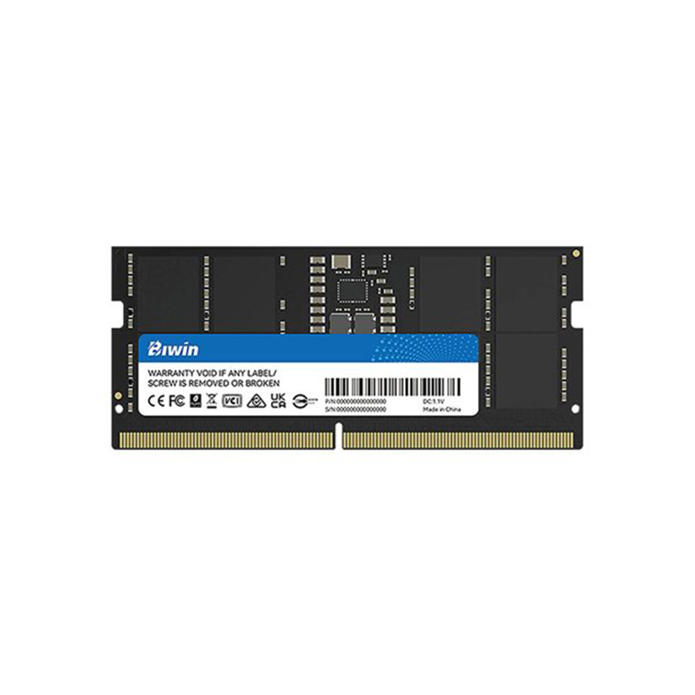 BIWIN TECHNOLOGY Mainstream RS200 DDR5 SODIMM 16GB 4800MTS 1RX8 CL40