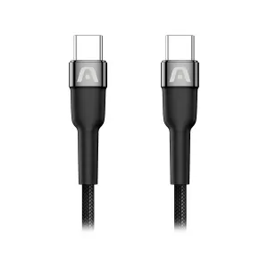 Cable Argom DuraSpeed USB-C a USB-C 240W Ultra Fast Charge 1.8m Negro