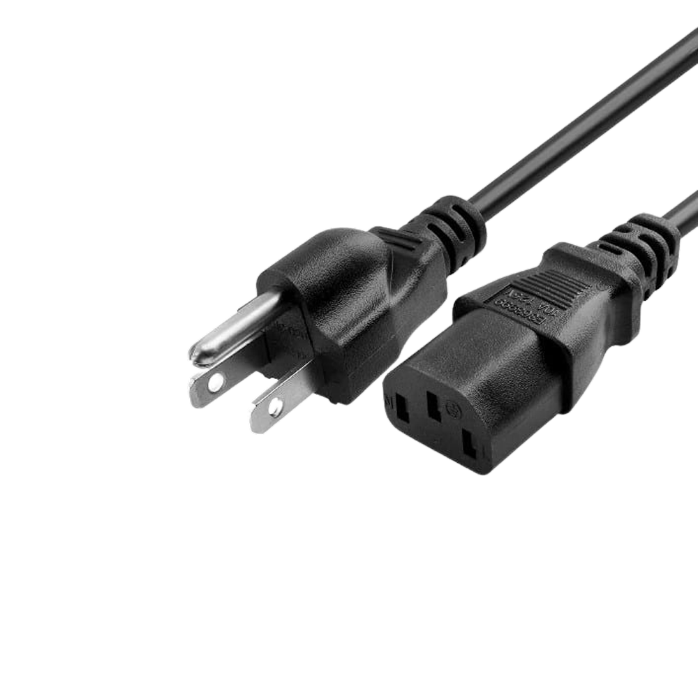 Unno Tekno CB4001BK Cable de Poder Universal 6ft Negro