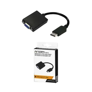 Cable Argom DisplayPort a VGA 15cm Negro