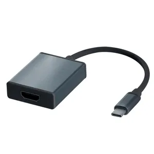Adaptador Argom USB Type-C a HDMI 15cm Negro