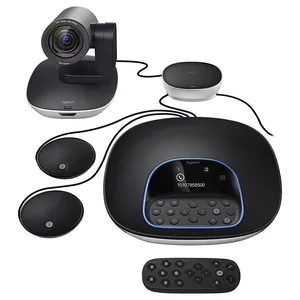 Webcam Logitech Group Bundle FHD Zoom 10x Bluetooth Micrófonos Expansión Hasta 20 Personas Visión 90°
