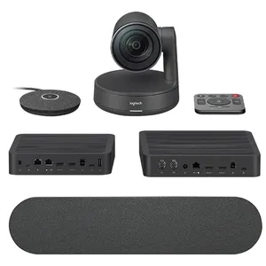 Webcam Logitech Rally Premium 4K Zoom 15x RightSense Visión 90° Hasta 14 Personas