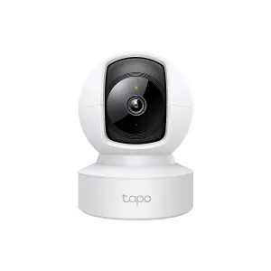 TP-Link Tapo C202 Cámara PT Interior 2MP Visión 360° Visión Nocturna IR WiFi RJ45 Audio Bidireccional