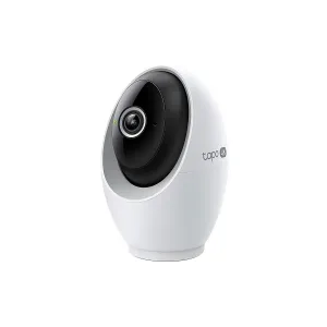 Cámara de Seguridad TP-Link Tapo C260 Tipo PT Interior 8MP Visión 360° Visión Nocturna Color WiFi Audio Bidireccional MicroSD 512GB