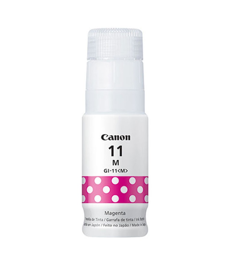 Insumo de Impresión Canon Botella de Tinta GI11M Magenta 7700 Páginas para G2160/G3160
