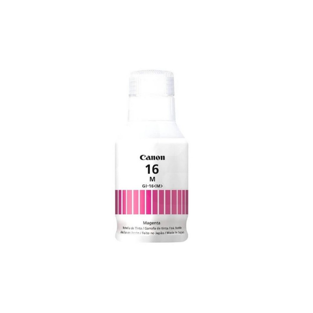 Insumo de Impresión Canon Botella de Tinta GI16M Magenta 14000 Páginas para GX6010/GX7010
