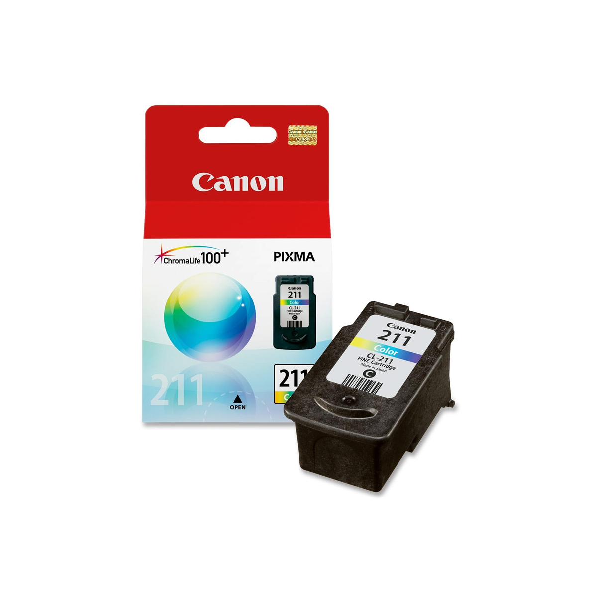 Cartucho de Tinta Canon CL211 Color para MP240/MP250/MP480/MP490/MX320/MX330 255 Páginas