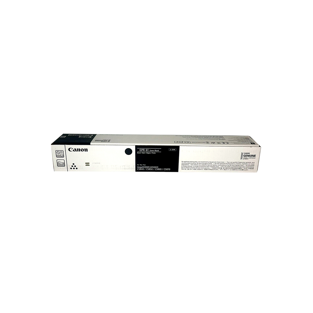 Tóner Canon GPR-61L Negro para C5850i/C5840i Rendimiento 71000 Páginas
