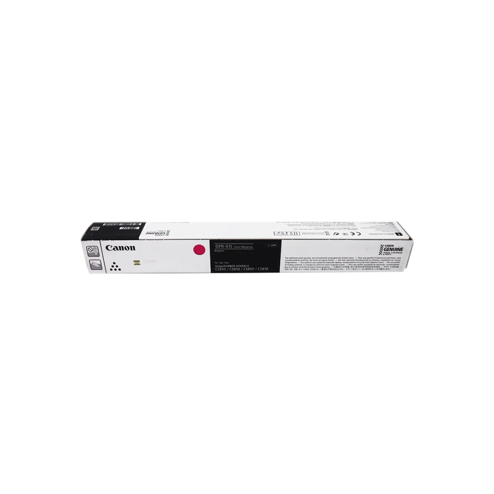 Tóner Canon GPR-61L Magenta para C5850i/C5840i Rendimiento 26000 Páginas