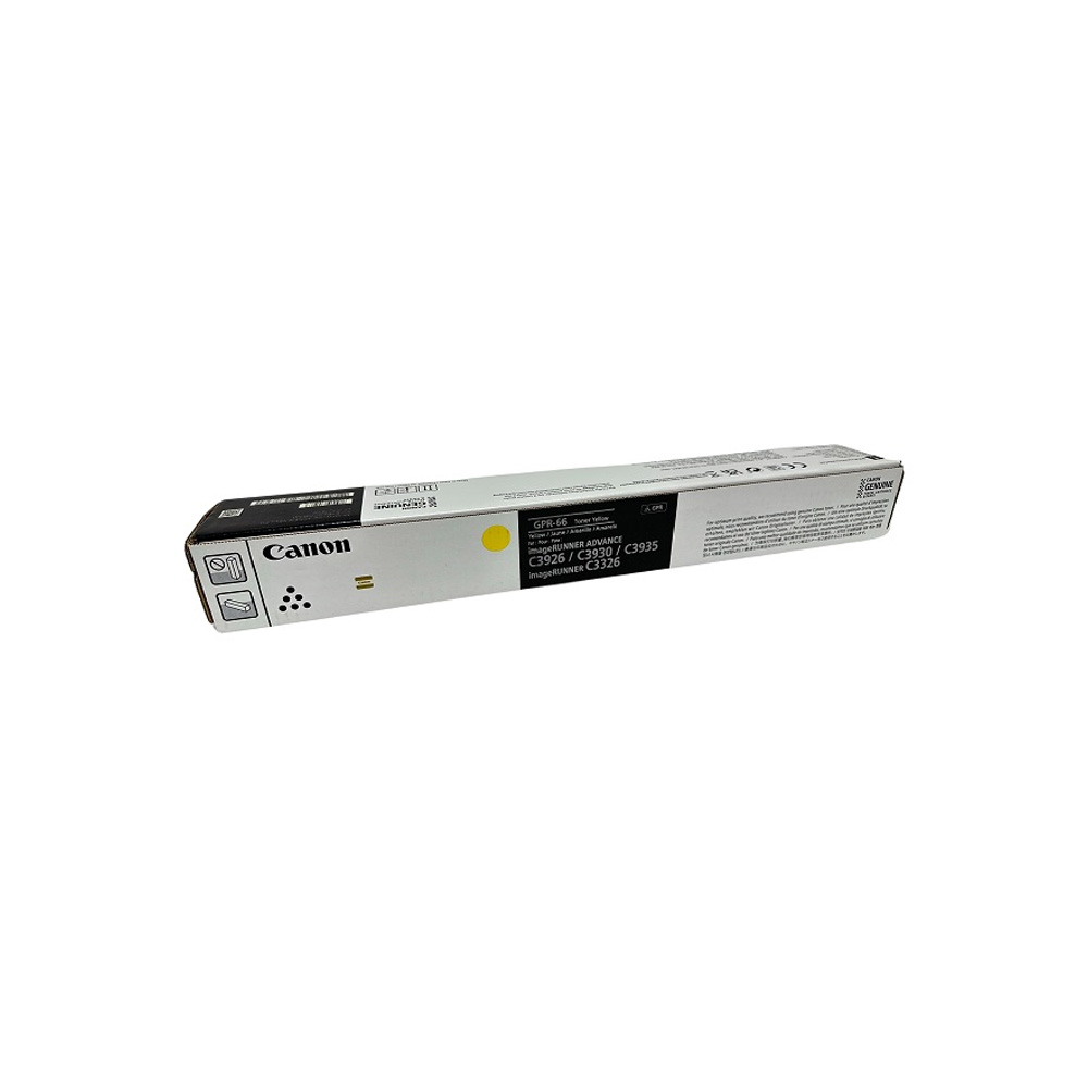Tóner Canon GPR-66 Amarillo para iRA C3326I Rendimiento 25500 Páginas