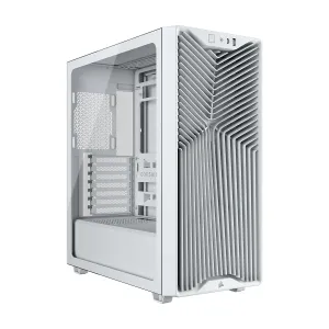 CORSAIR Case CC-9011335 ATX 3200D RS Mid-Tower Vidrio Templado USB 3.2 USB 2.0 8 Ventiladores Blanco