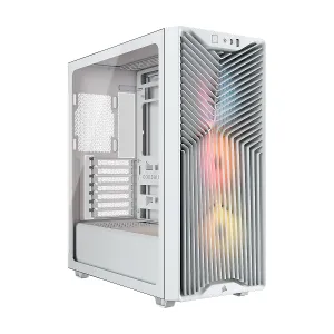 Corsair Case ATX 3200D RS ARGB Mid-Tower Tempered Glass USB 3.2 USB 2.0 9 Ventiladores Blanco