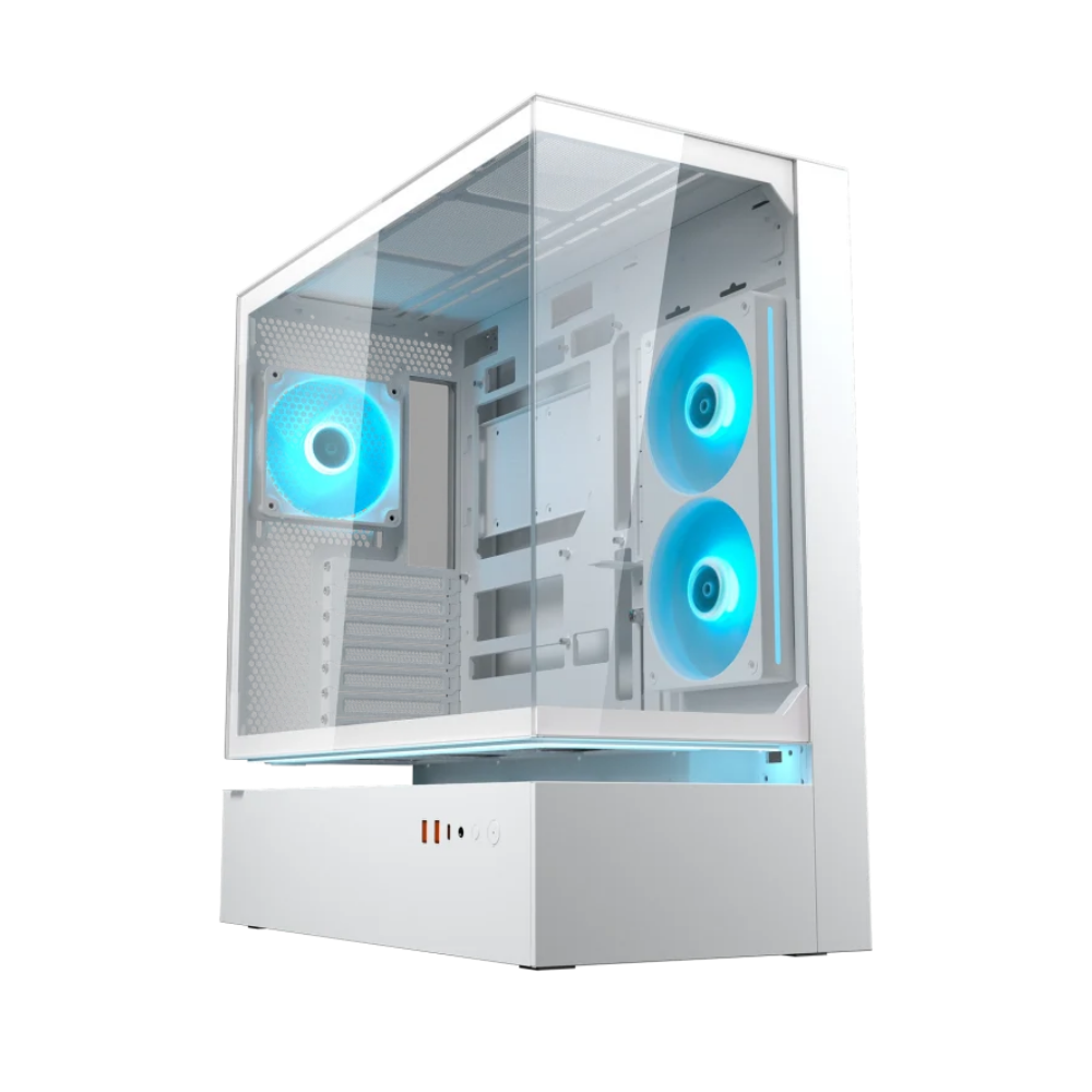 Case Cougar CFV235 RGB Mid-Tower Vidrio Templado Blanco