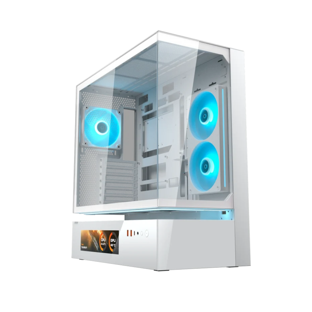 Case Cougar CFV235 Vision RGB Vidrio Templado Mid-Tower Blanco