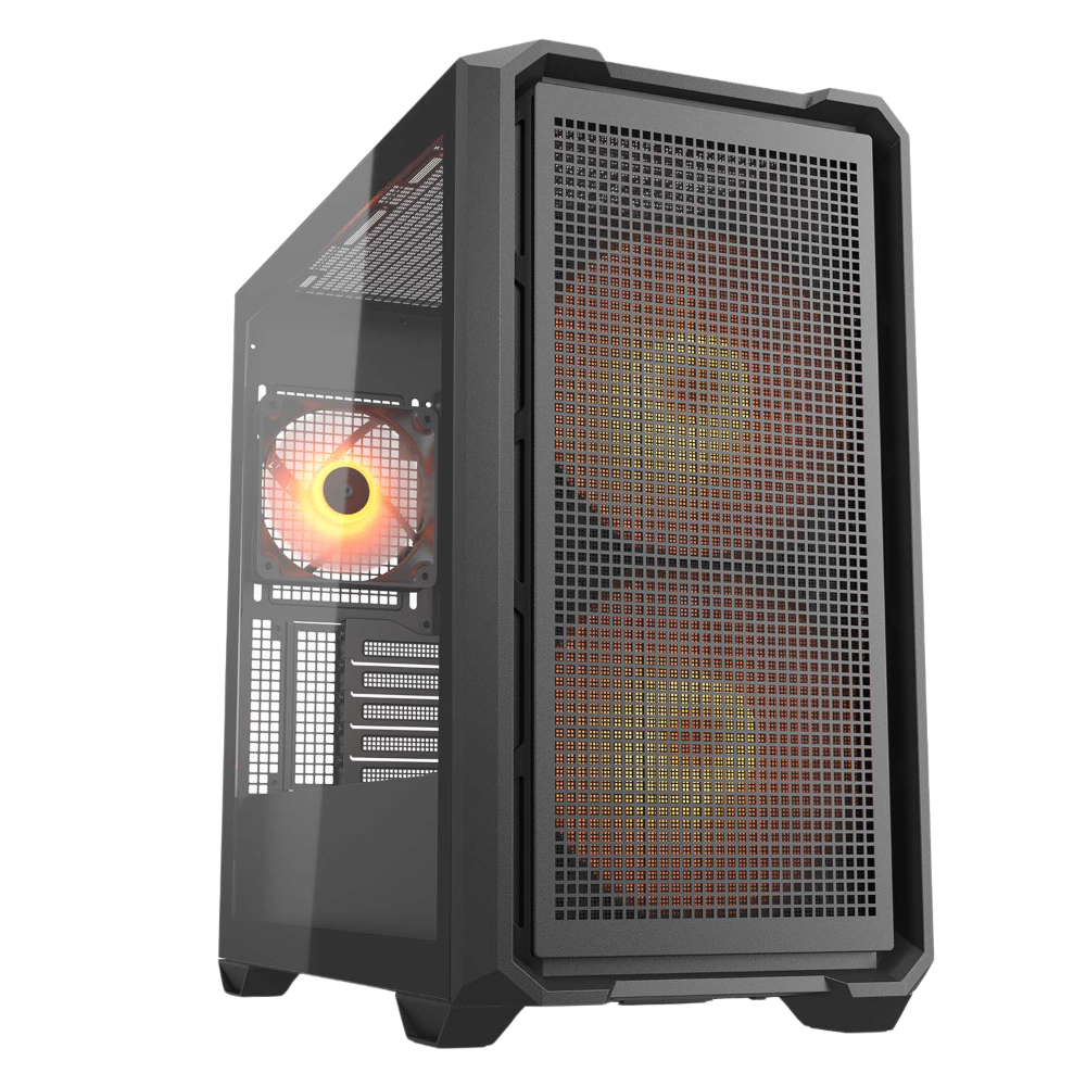 Case Cougar MX600 Mini Gamer Mid-Tower Vidrio Templado RGB Negro