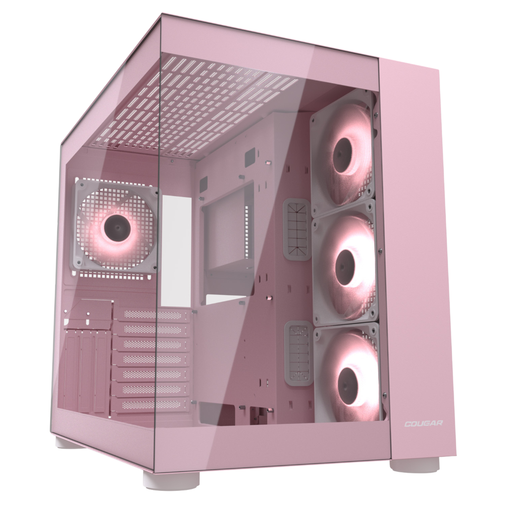 Case Cougar FV150 Gamer Mid-Tower Vidrio Templado RGB Rosado