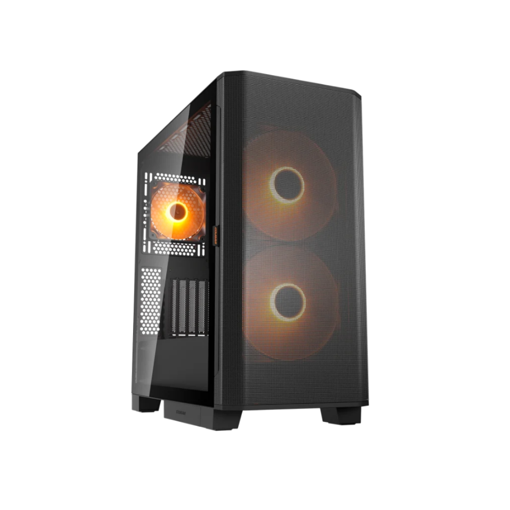 Case Cougar Airface Flo Gamer Mid-Tower Vidrio Templado RGB Negro