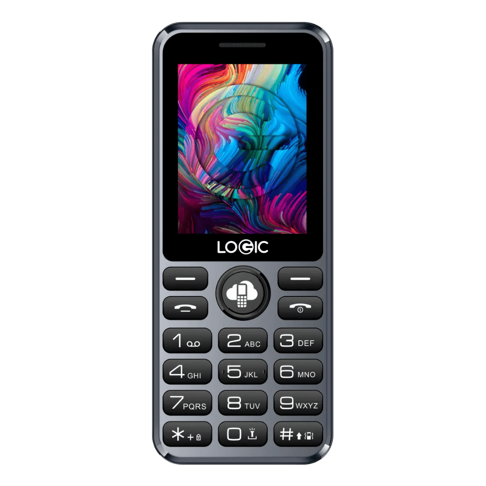 Celular Logic Cloud C10L 4G 2.4" 32GB Cámara VGA Flash Gris