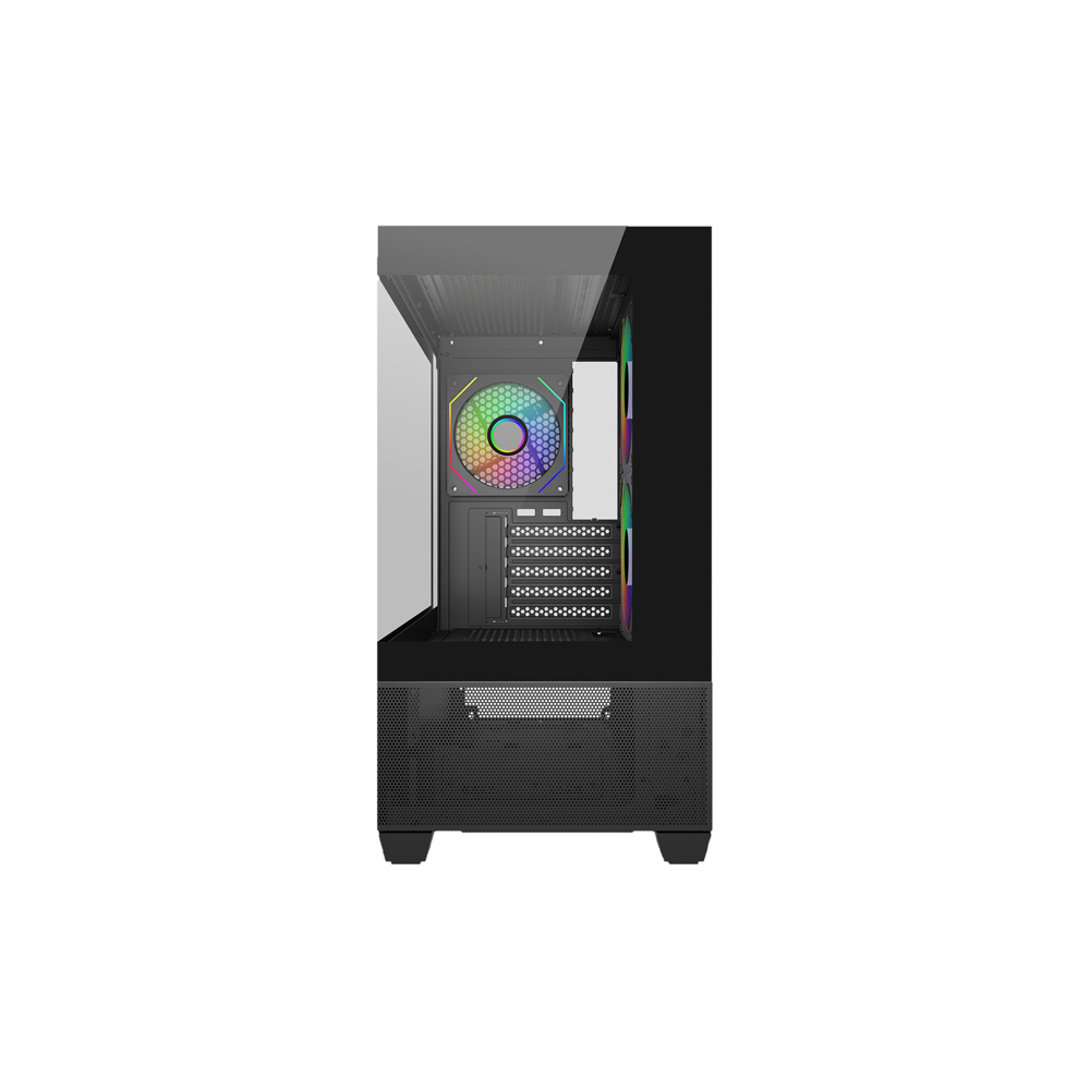 Case Cooler Master Elite 490 Mini Tower 1x120mm ARGB 2x120mm Side Mount Negro