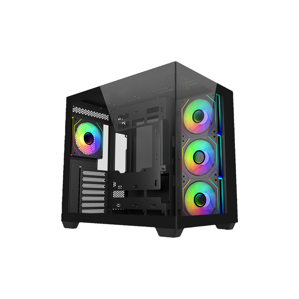 Case Cooler Master Elite 681 Mid Tower 1x120mm ARGB 3x120mm Side Mount USB Type-C Negro