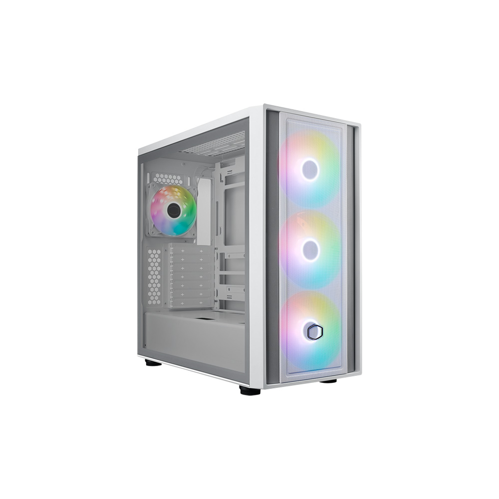 Case Cooler Master MasterBox 600 ATX ARGB Fans Hub Blanco