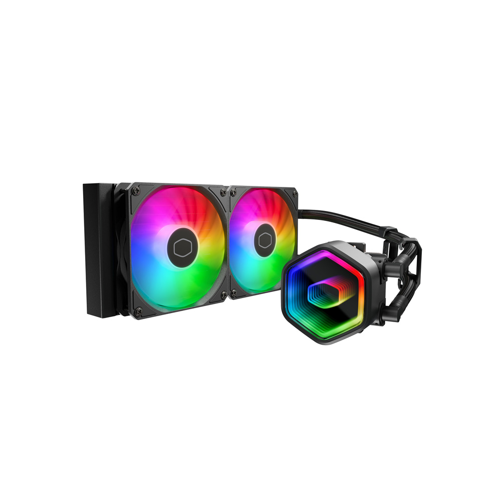 Disipador Líquido Cooler Master MasterLiquid 240 Core II ARGB Negro 12VDC