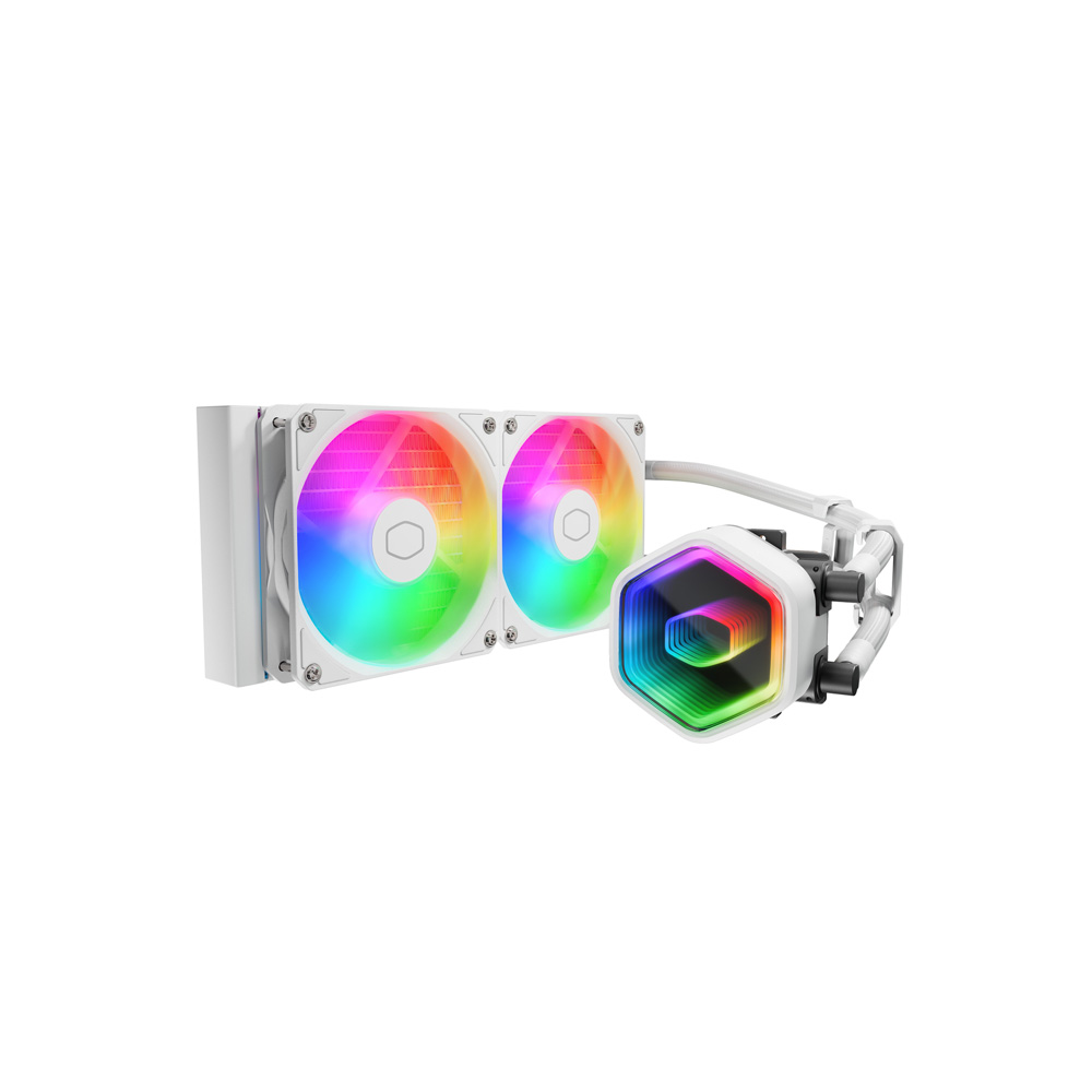 Disipador Líquido Cooler Master MasterLiquid 240 Core II ARGB White 12VDC