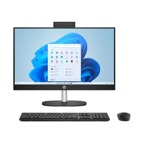 PC All-in-One HP 24-cr0253la AMD Ryzen 5 8GB RAM 512GB SSD M.2 23.8" FHD HDMI USB-C 2x USB-A FreeDOS Negro