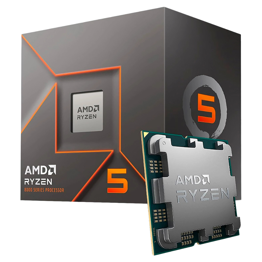 Procesador AMD Ryzen 5 8400F 4.2GHz 4.7GHz Turbo 16MB Cache Socket AM5