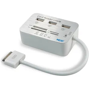 Hub USB Imexx Lector de Tarjetas para iPad con Hub Integrado