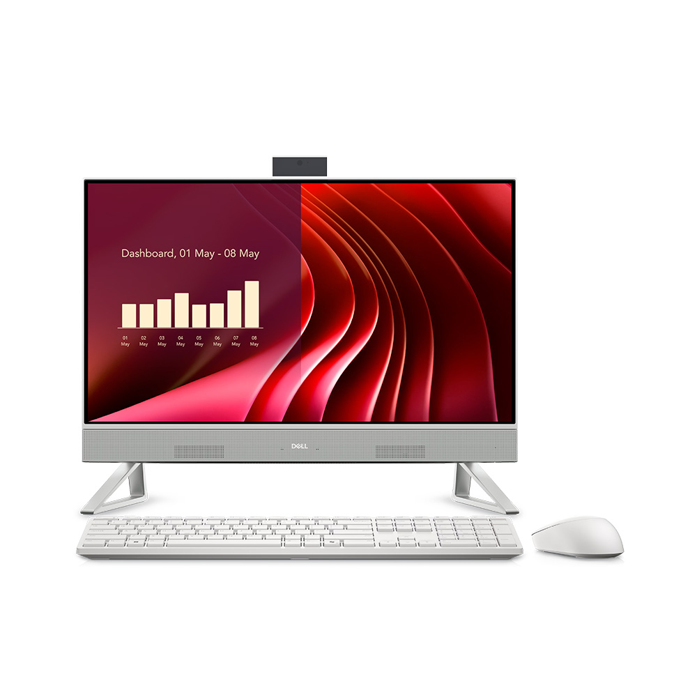 PC All-in-One Dell 8N5DF 23.8 Pulgadas FHD Core Ultra 7 265U 16GB DDR5 5600MHz 512GB SSD WiFi Windows 11 Pro 3Y