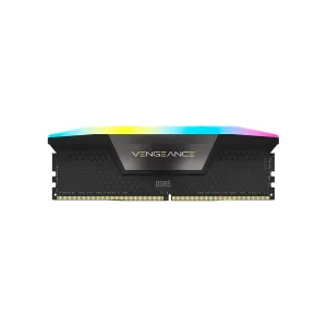 Memoria RAM Corsair Vengeance RGB DIMM 16GB DDR5 6000MT/s 288 Pines 1.35V CL38 Gris