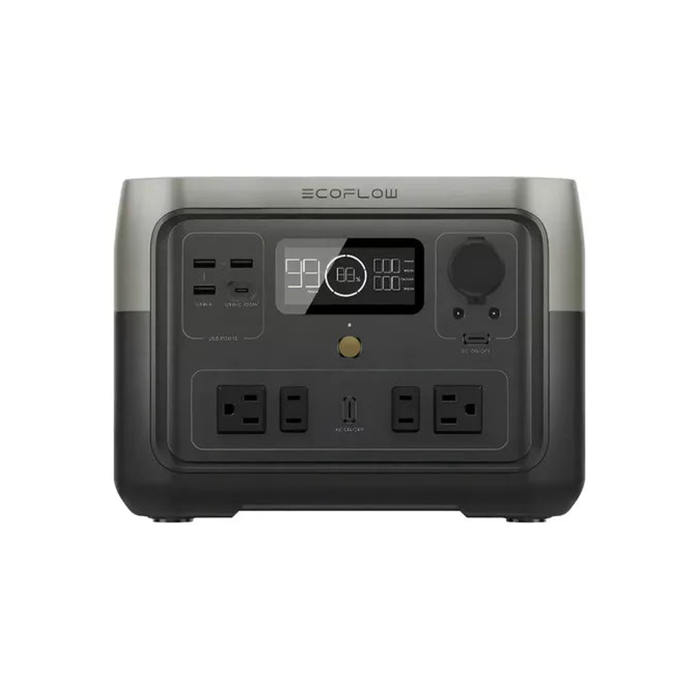 Estación de Energía EcoFlow River 2 Max Lite 499Wh 4 Tomas USB-A USB-C Batería Litio
