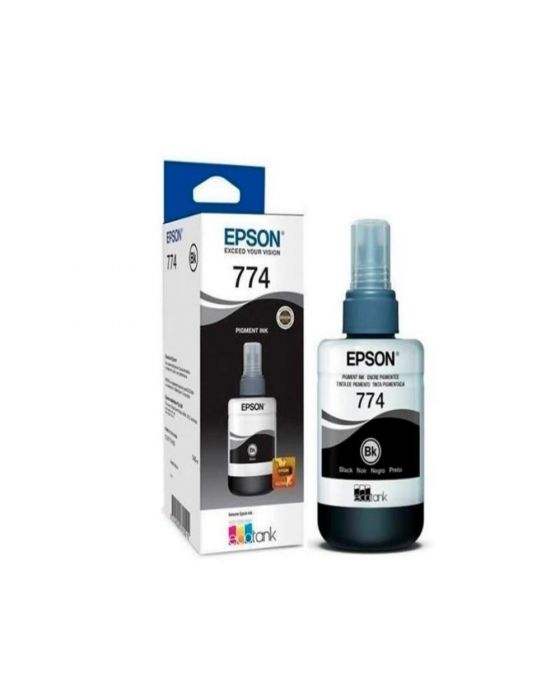 Insumo de Impresión Epson T774120 Botella de Tinta Negro M105/M205 6000 Páginas