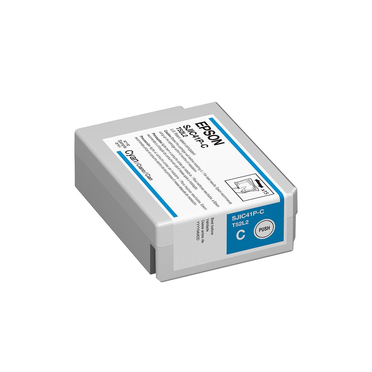 Epson Tinta SJIC41P Cyan C4000