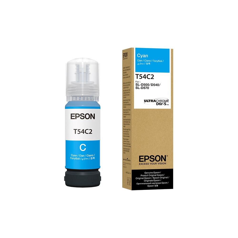 Cartucho de Tinta Epson T54C2 Cyan UltraChrome D6R-S SL-D570 70ml T54C220