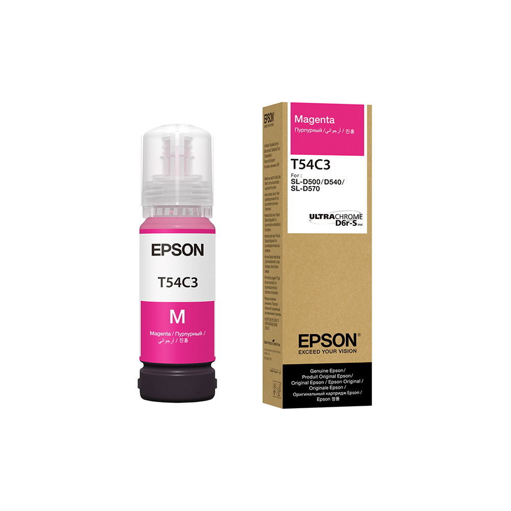 Cartucho de Tinta Epson T54C3 Magenta UltraChrome D6R-S SL-D570 70ml T54C320
