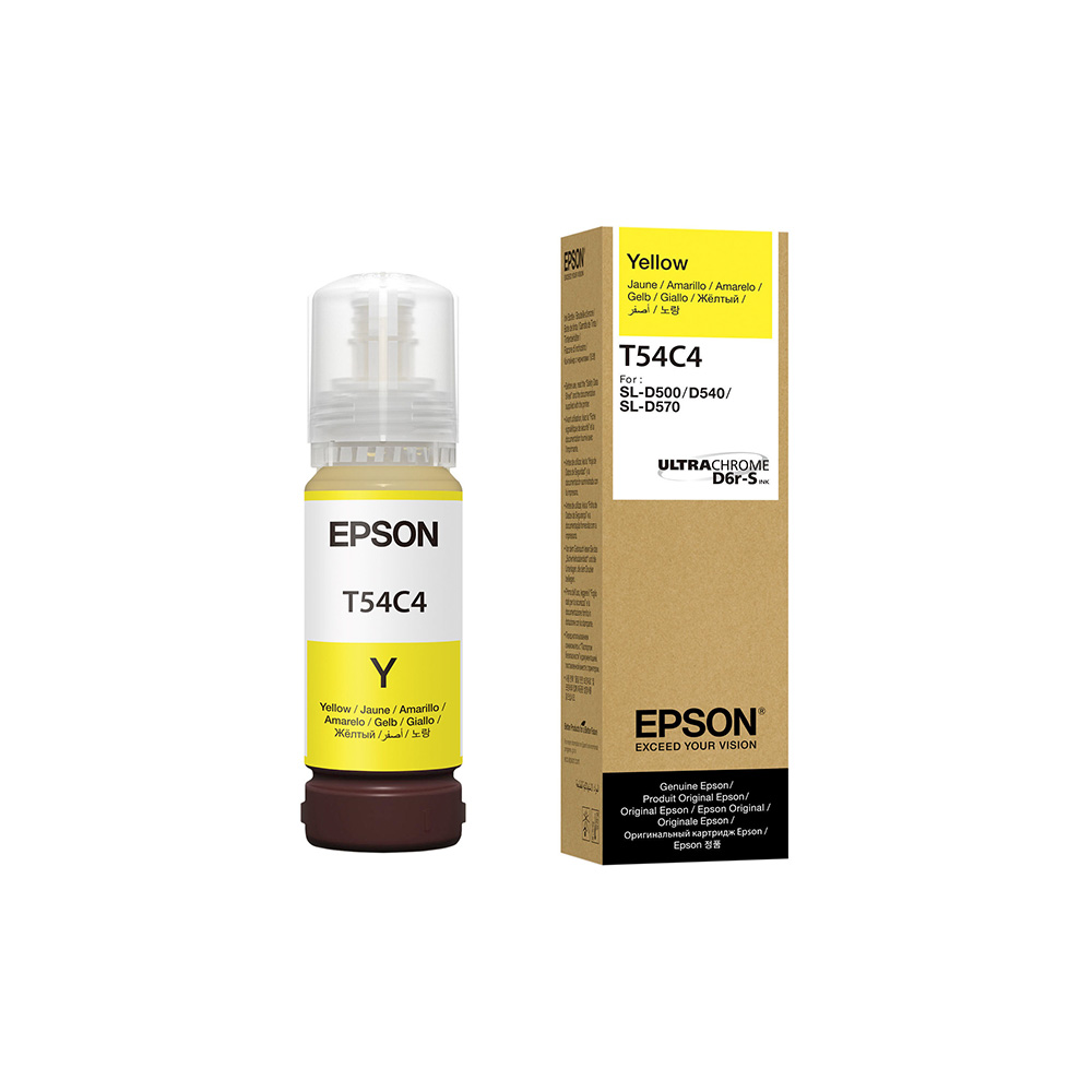 Cartucho de Tinta Epson T54C4 Amarillo UltraChrome D6R-S SL-D570 70ml T54C420