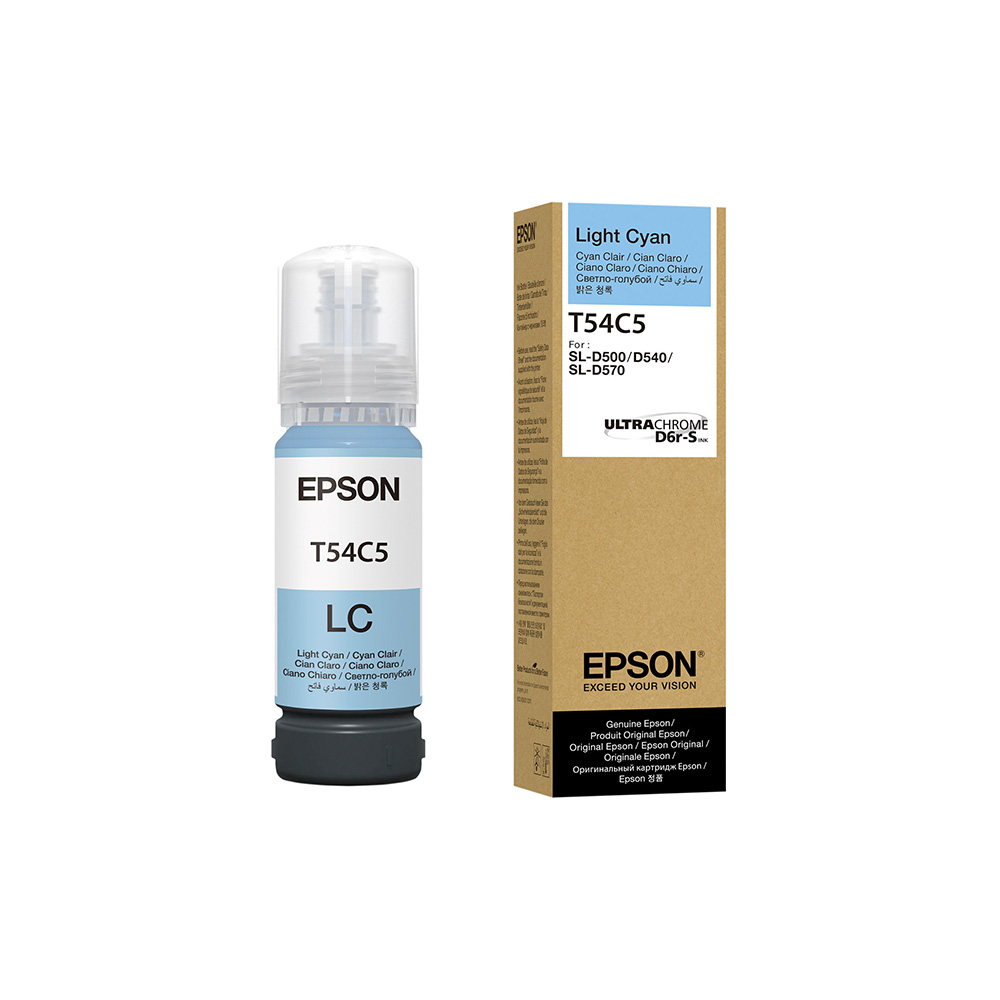 Cartucho de Tinta Epson T54C5 Light Cyan UltraChrome D6R-S SL-D570 70ml T54C520