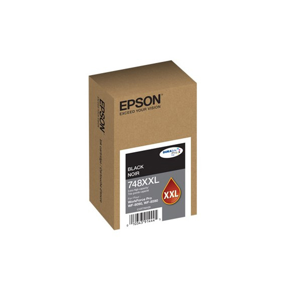 Cartucho de Tinta Epson T748XXL Negro WF-6090/WF-6590 10000 páginas T748XXL120-AL