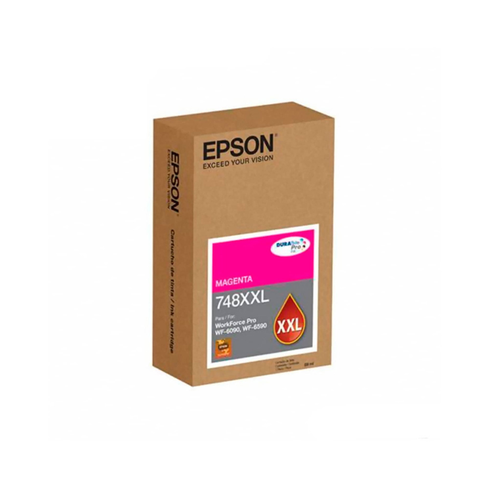 Cartucho de Tinta Epson T748XXL Magenta WF-6090/WF-6590 7000 páginas T748XXL320-AL