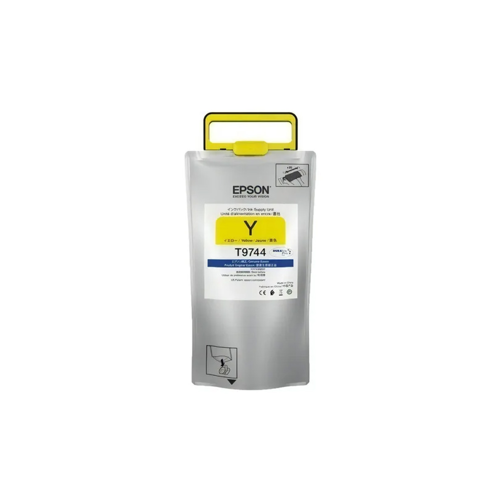 Cartucho de Tinta Epson T974420 T974 Amarillo WF-C869R 84000 Páginas