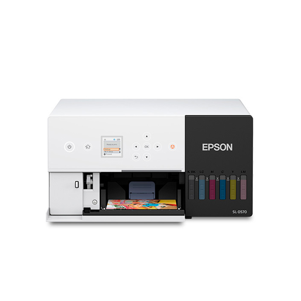 Impresora Epson SureLab Minilab SL-D570 Fotográfica Profesional Pantalla LCD Ethernet USB T54C