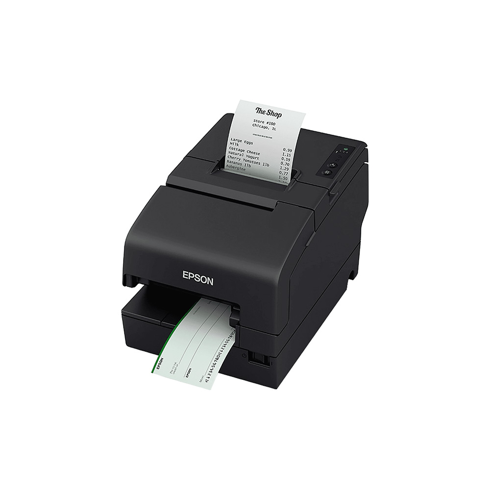 Impresora Epson TM-H6000VI Multipropósito Serial USB Ethernet ERC32B-43B Endoso Sin Fuente C31CL25054
