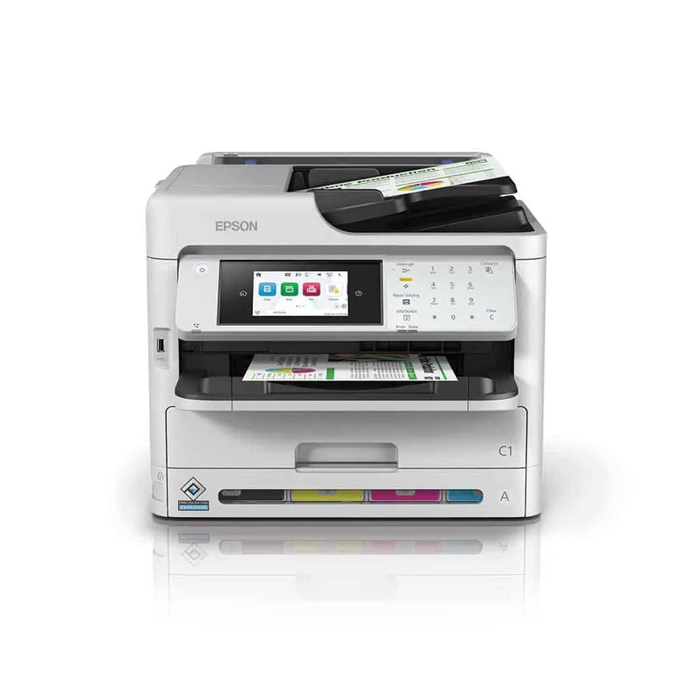 Impresora Epson WorkForce WF-C5890 MFP Inalámbrica Ethernet ADF Dúplex 26PPM T11A/T11B C11CK23301